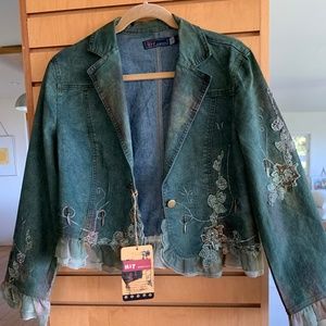 HIT Jeans USA Jacket, Large, Green